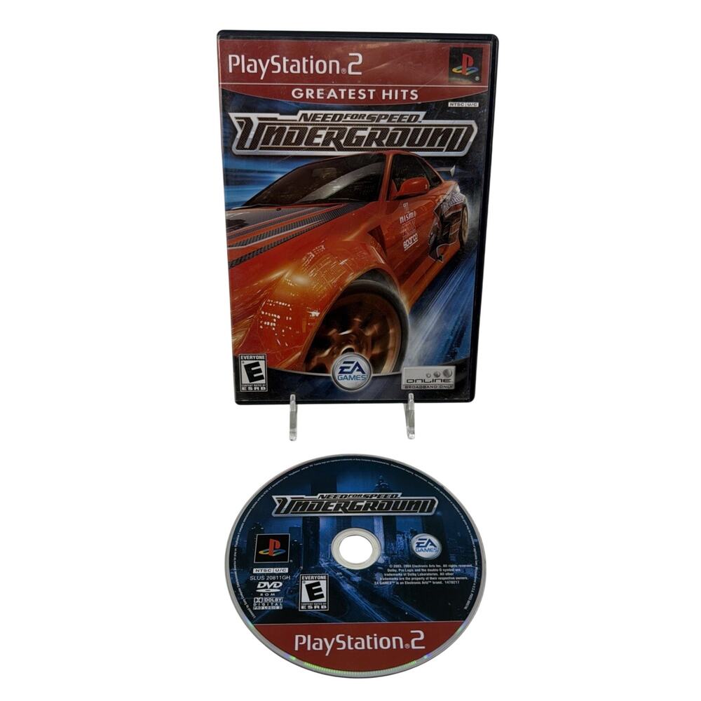 Need for Speed Underground Sony PS2 2003 EA Racing Game Tested Working